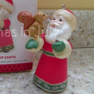 Hallmark 2013 A Visit From Santa Series Squirrel Christmas Ornament